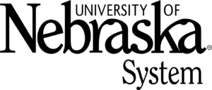 University of Nebraska System Logo black lettering