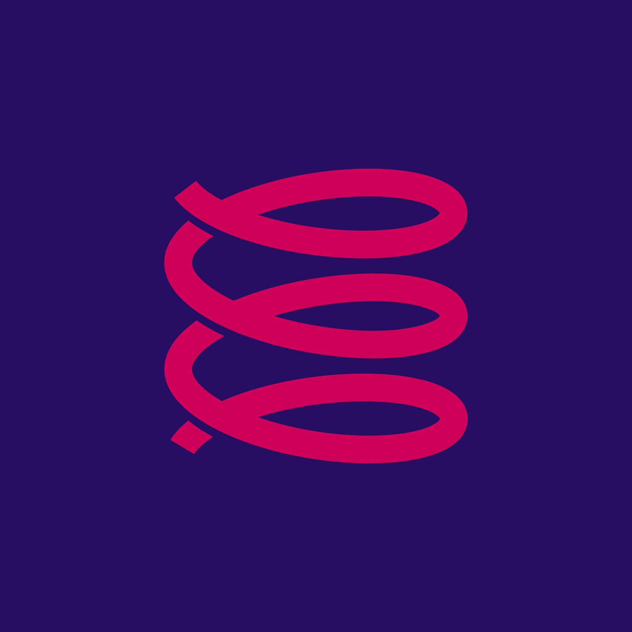 Elevator Spaces logo with purple background and magenta spring.