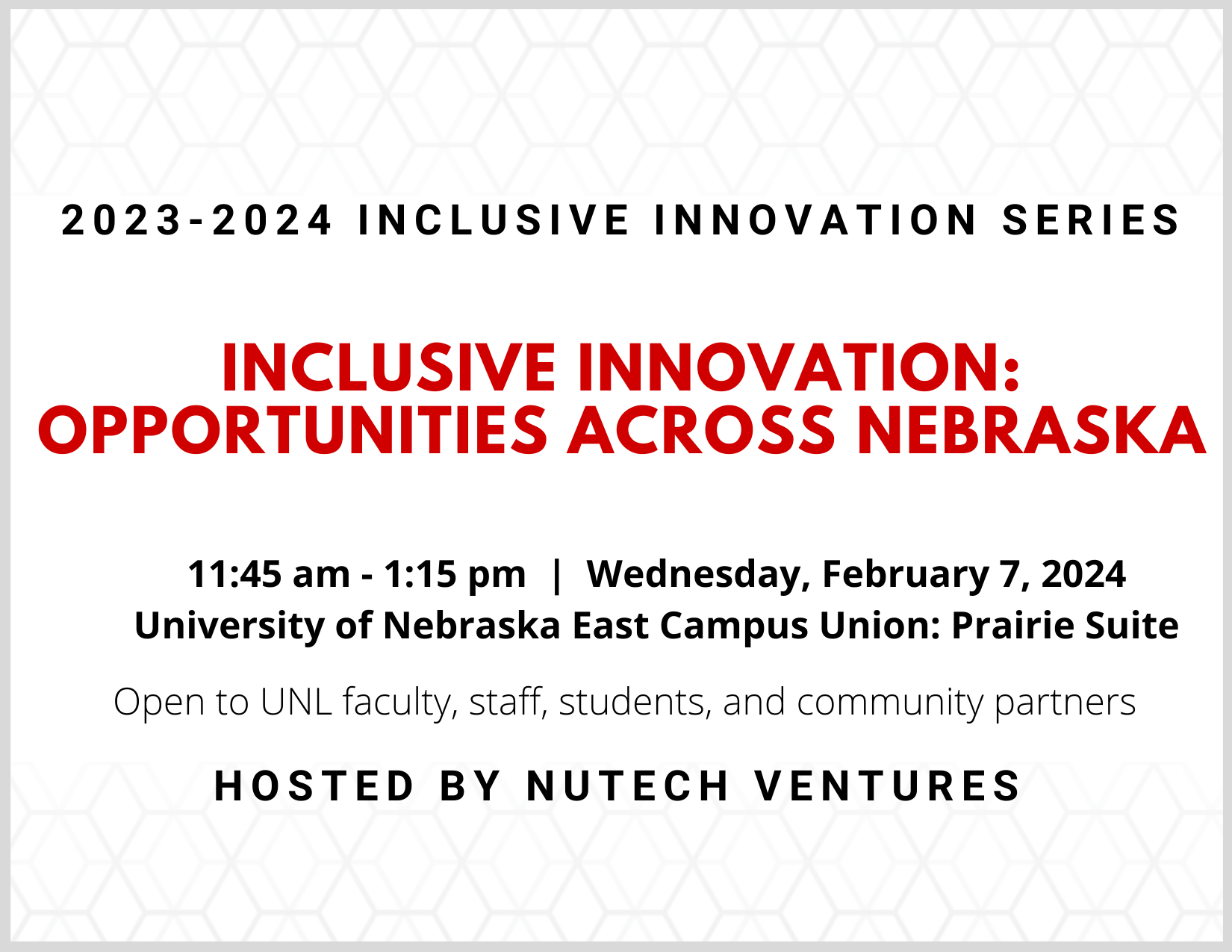 Inclusive Innovation Opportunities Across Nebraska