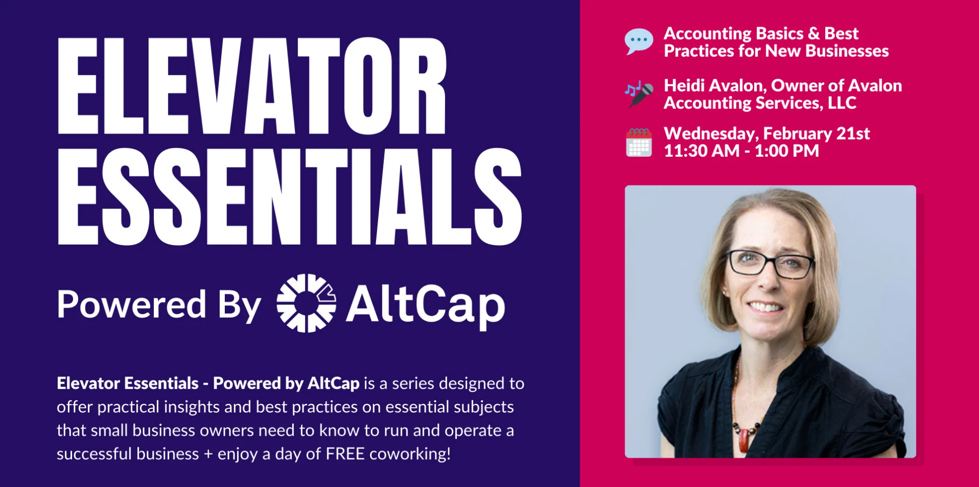 Elevator Essentials - Powered by AltCap | Accounting Basics & Best Practices for New Businesses