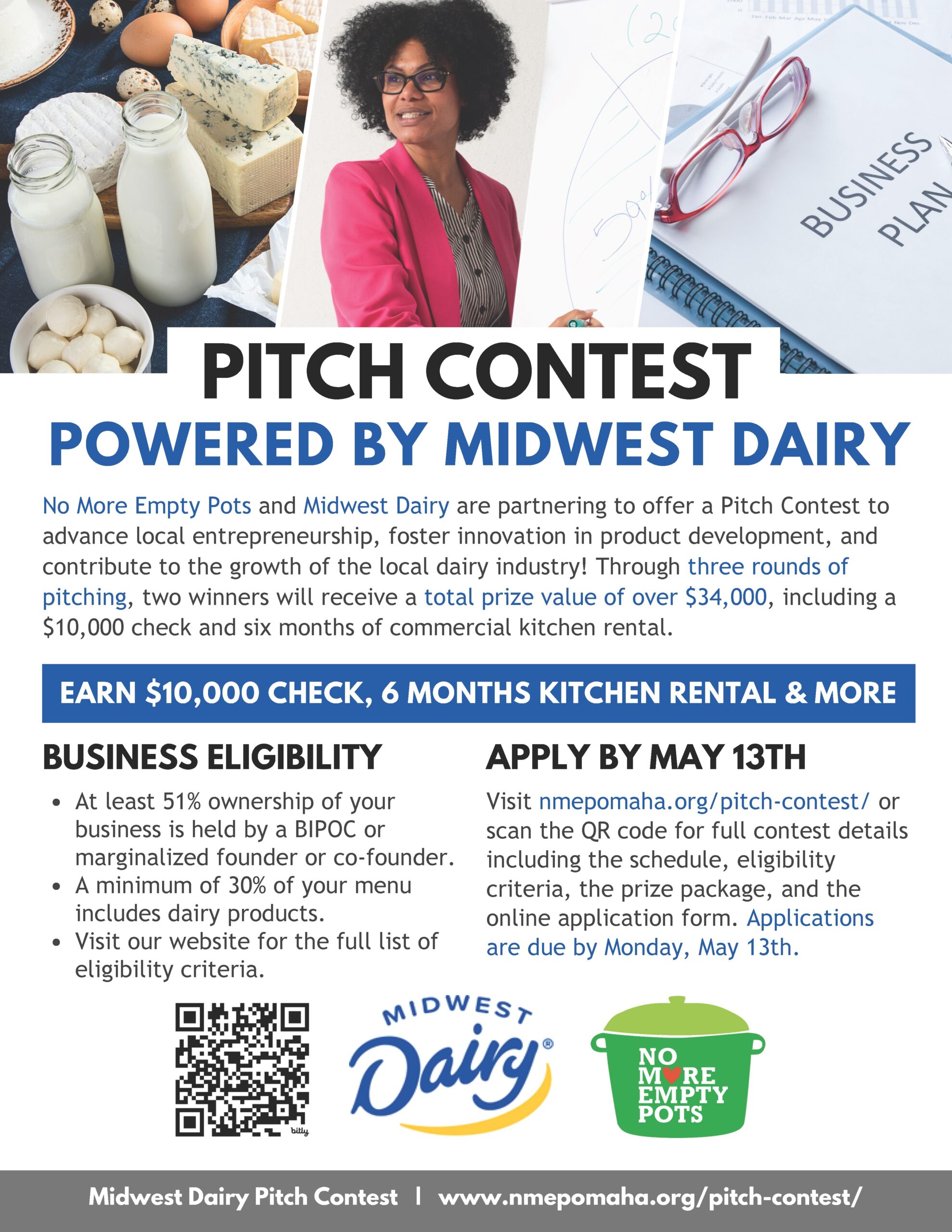 No More Empty Pots and Midwest Dairy Pitch Contest