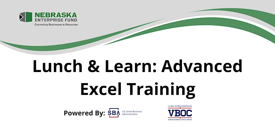 Lunch & Learn: Advanced Excel Training