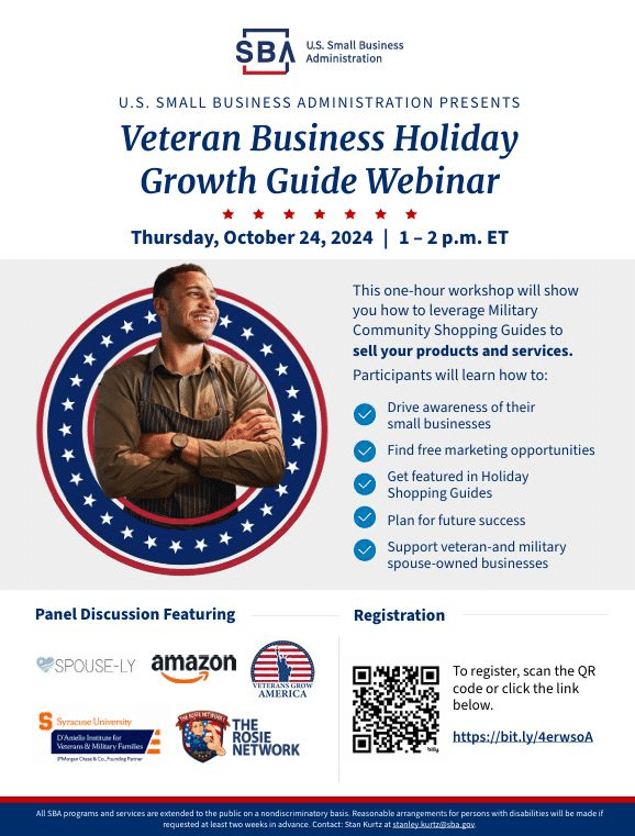 Veteran Business Holiday Growth Guide Webinar